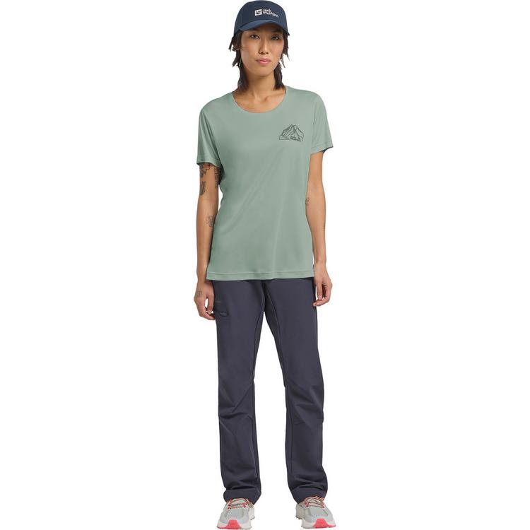 Jack Wolfskin Jack Wolfskin PEAK GRAPHIC T W Funktionsshirt Damen - NEW MOUNTAIN green zinnia - 2 | SportScheck