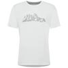 Jack Wolfskin PEAK GRAPHIC T M Funktionsshirt Herren - NEW MOUNTAIN stark white