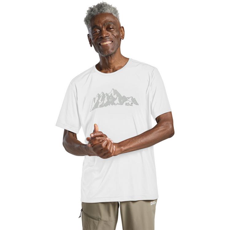 Jack Wolfskin Jack Wolfskin PEAK GRAPHIC T M Funktionsshirt Herren - NEW MOUNTAIN stark white - 0 | SportScheck