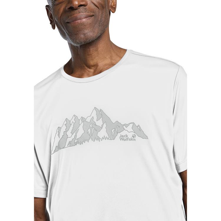 Jack Wolfskin Jack Wolfskin PEAK GRAPHIC T M Funktionsshirt Herren - NEW MOUNTAIN stark white - 0 | SportScheck