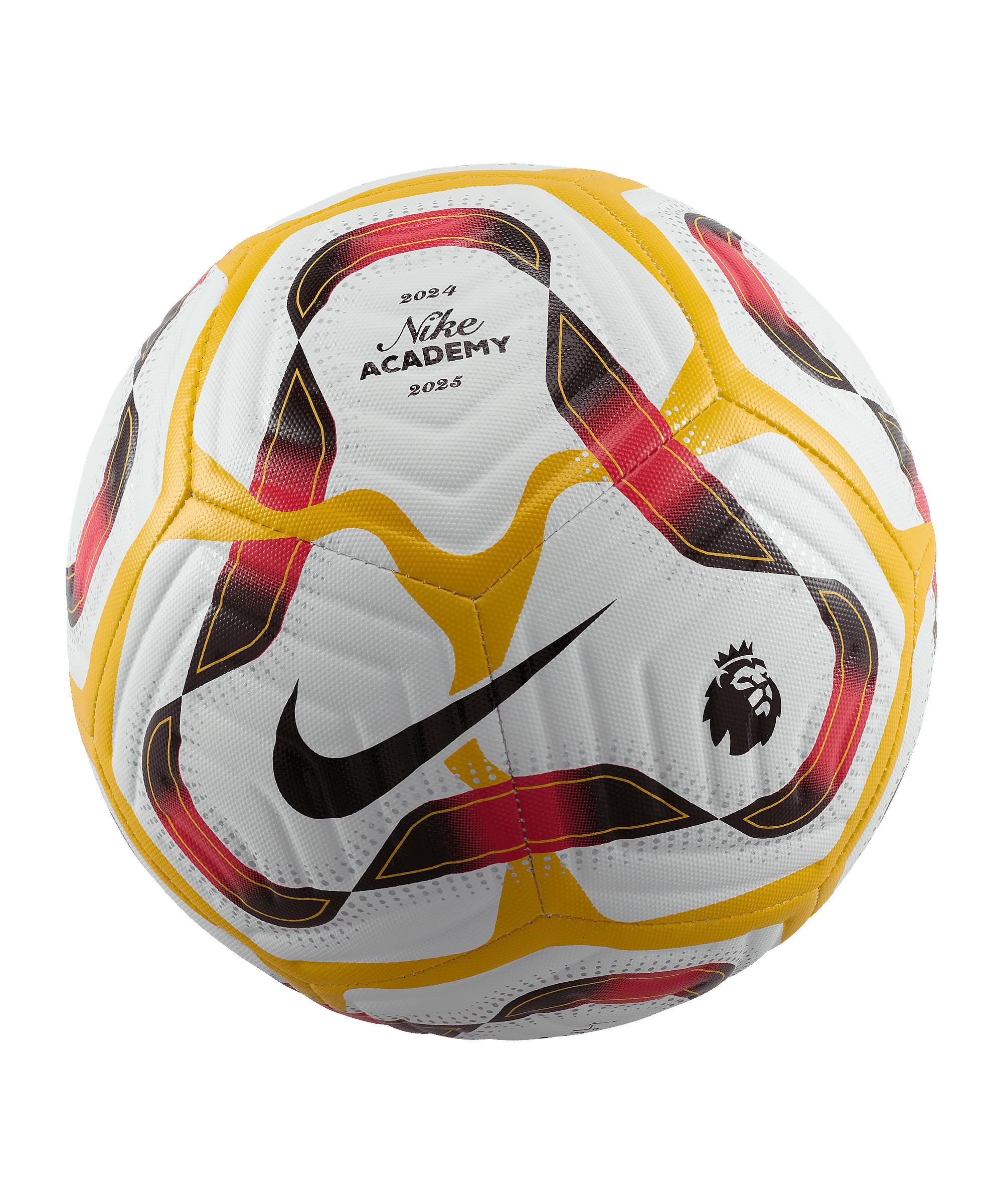 Nike Premier League Academy Trainingsball Fu&szlig;ball - weissrot