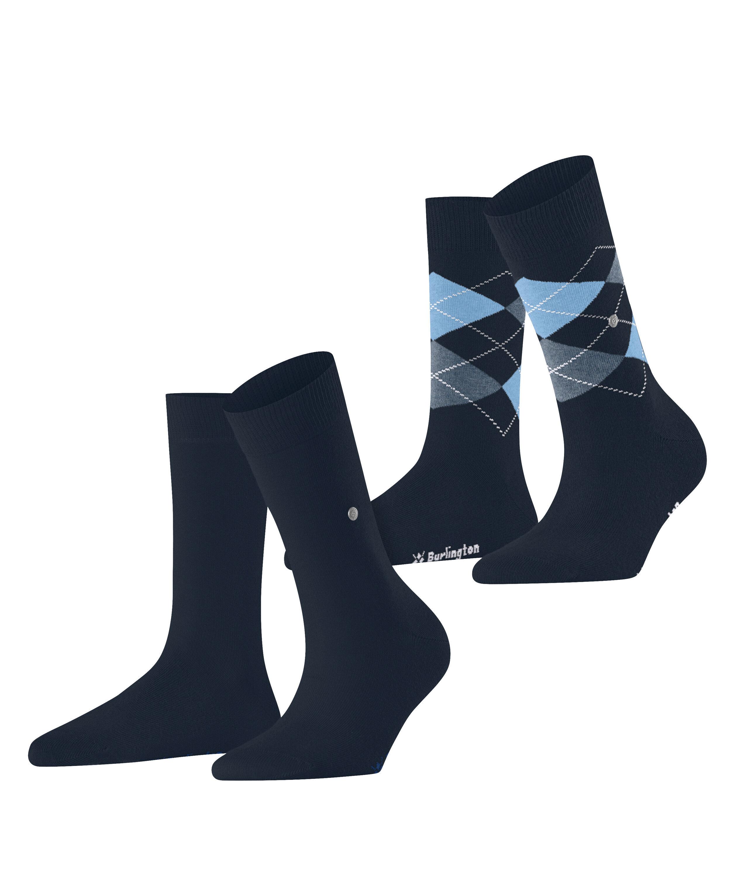 Burlington Everyday X-Mas 2-Pack Socken Damen - sortiment (0600)