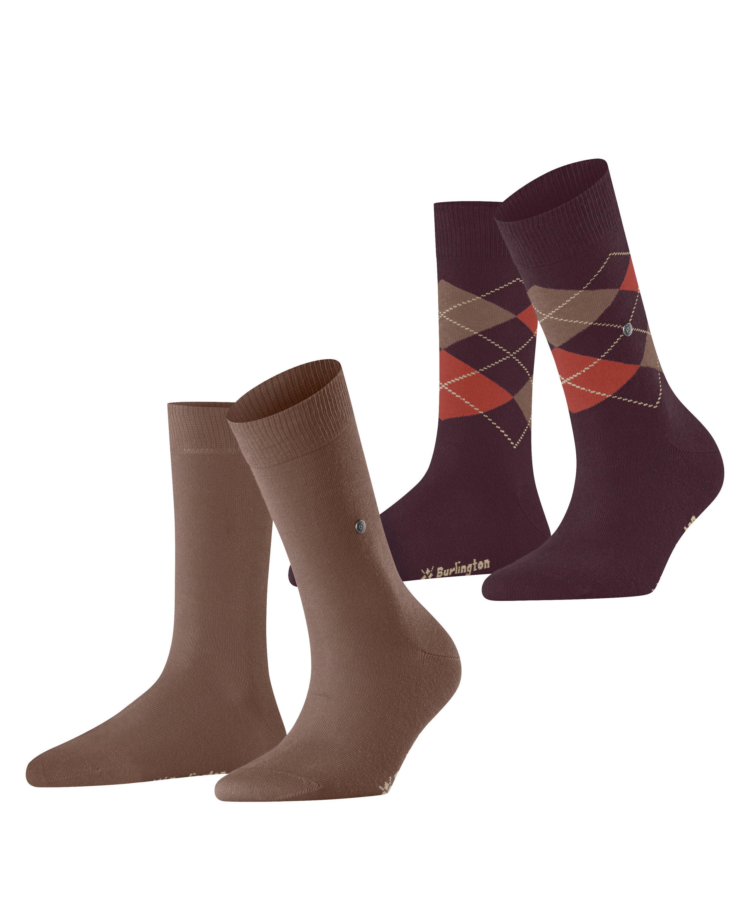 Burlington Everyday X-Mas 2-Pack Socken Damen - mouline (0800)