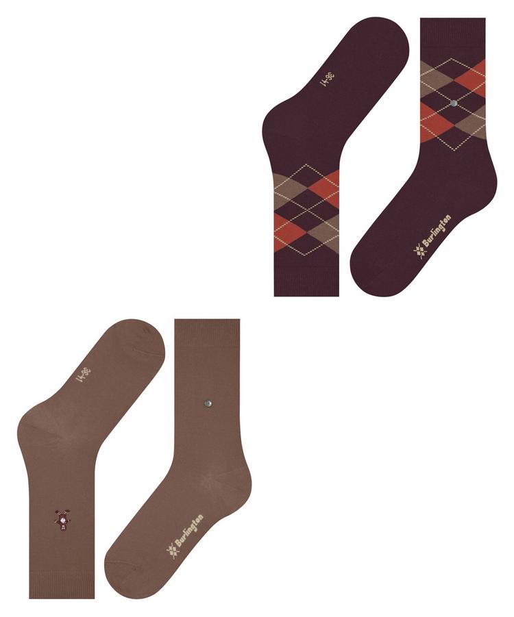 Burlington Burlington Everyday X-Mas 2-Pack Socken Damen - mouline (0800) - 2 | SportScheck