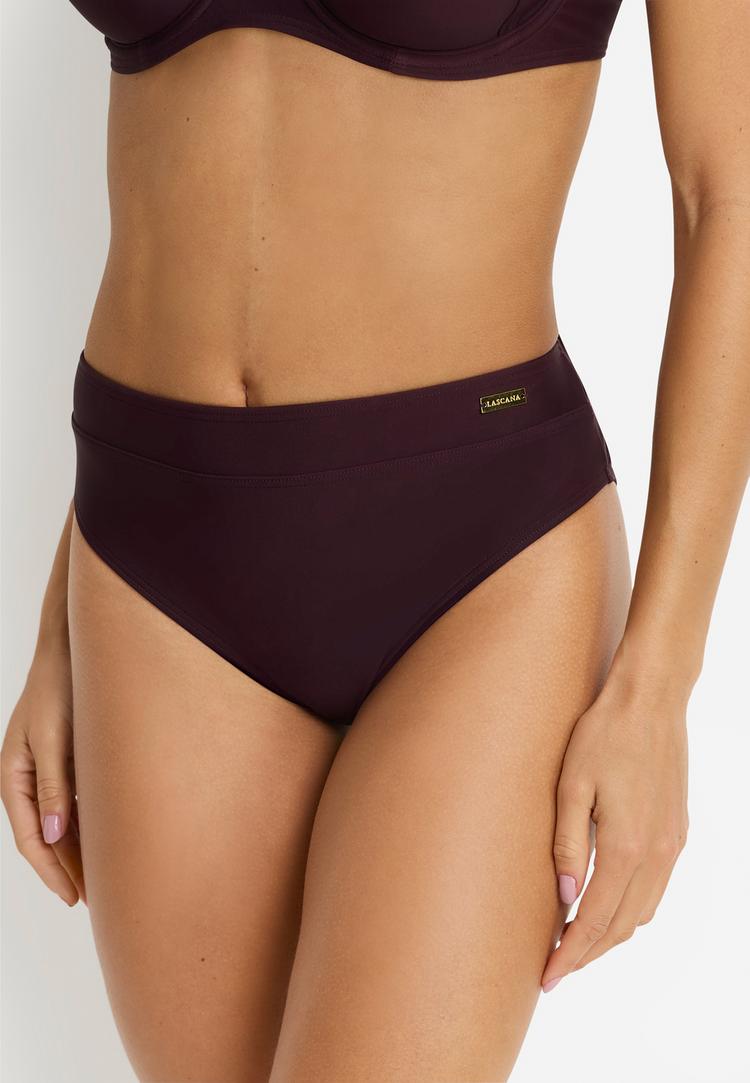Lascana Lascana Highwaist-Bikini-Hose Bikini Hose Damen - aubergine - 1 | SportScheck