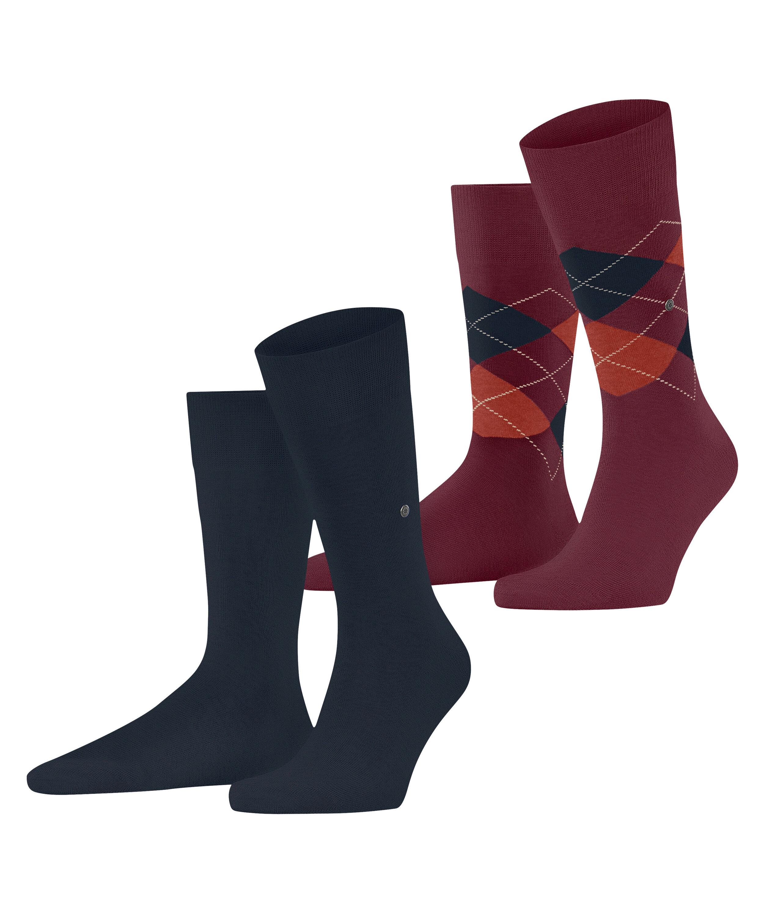 Burlington Everyday X-Mas 2-Pack Socken Herren - mouline (0800)