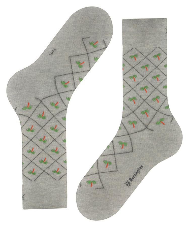 Burlington Burlington Palm tree SO Socken Herren - storm grey (3820) - 2 | SportScheck