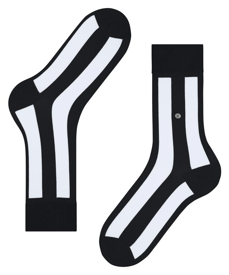 Burlington Burlington Retro Lines SO Socken Herren - black (3000) - 2 | SportScheck