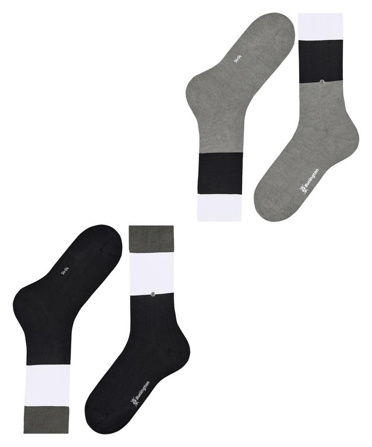 Burlington Burlington Magic Mismatch SO 2-Pack Socken Herren - black (3000) - 2 | SportScheck