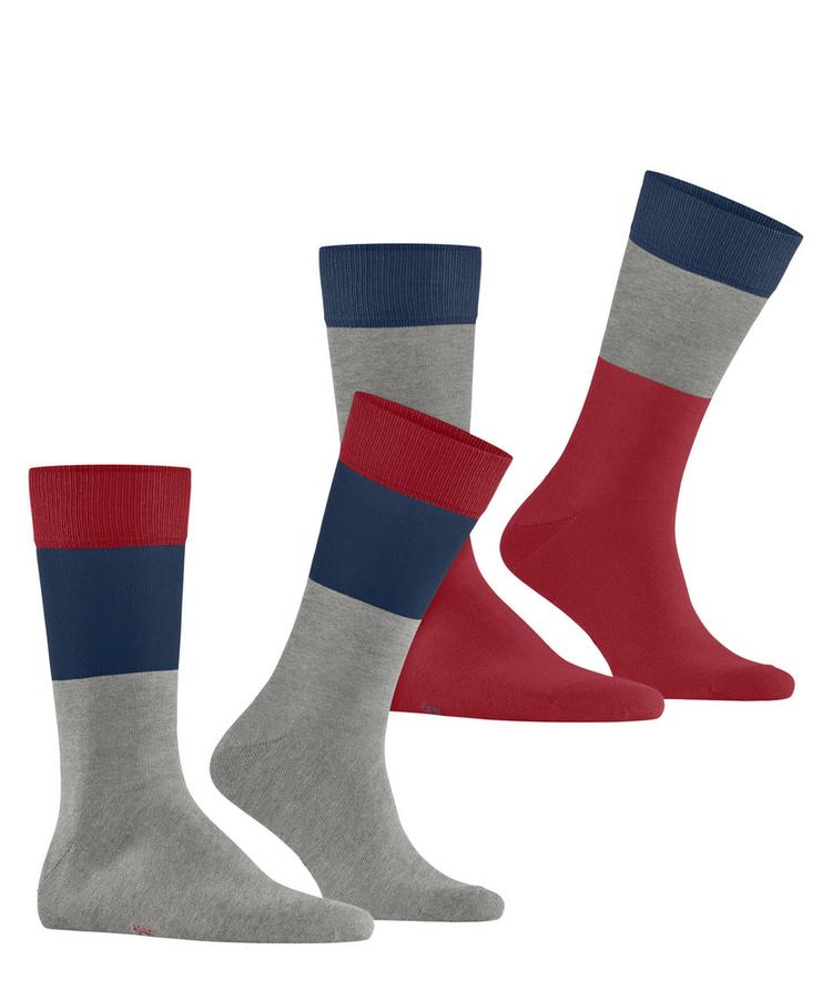 Burlington Burlington Magic Mismatch SO 2-Pack Socken Herren - melange grey (3967) - 0 | SportScheck