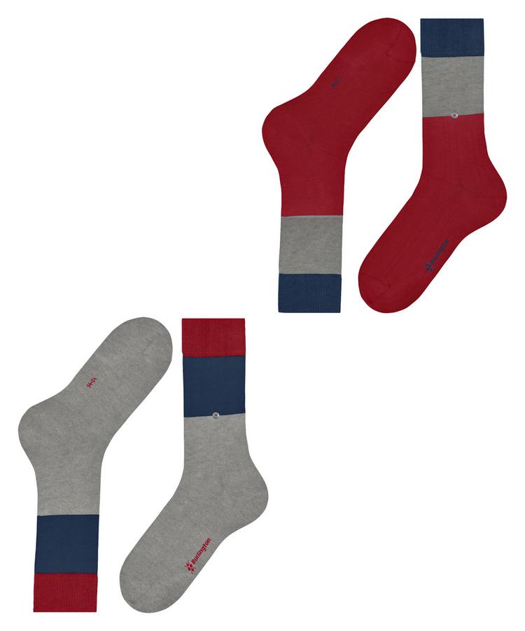 Burlington Burlington Magic Mismatch SO 2-Pack Socken Herren - melange grey (3967) - 2 | SportScheck