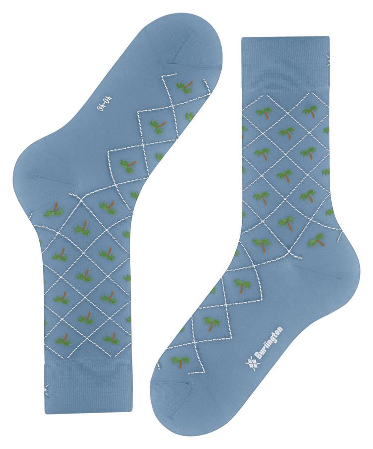 Burlington Burlington Palm tree SO Socken Herren - sky blue (6876) - 2 | SportScheck