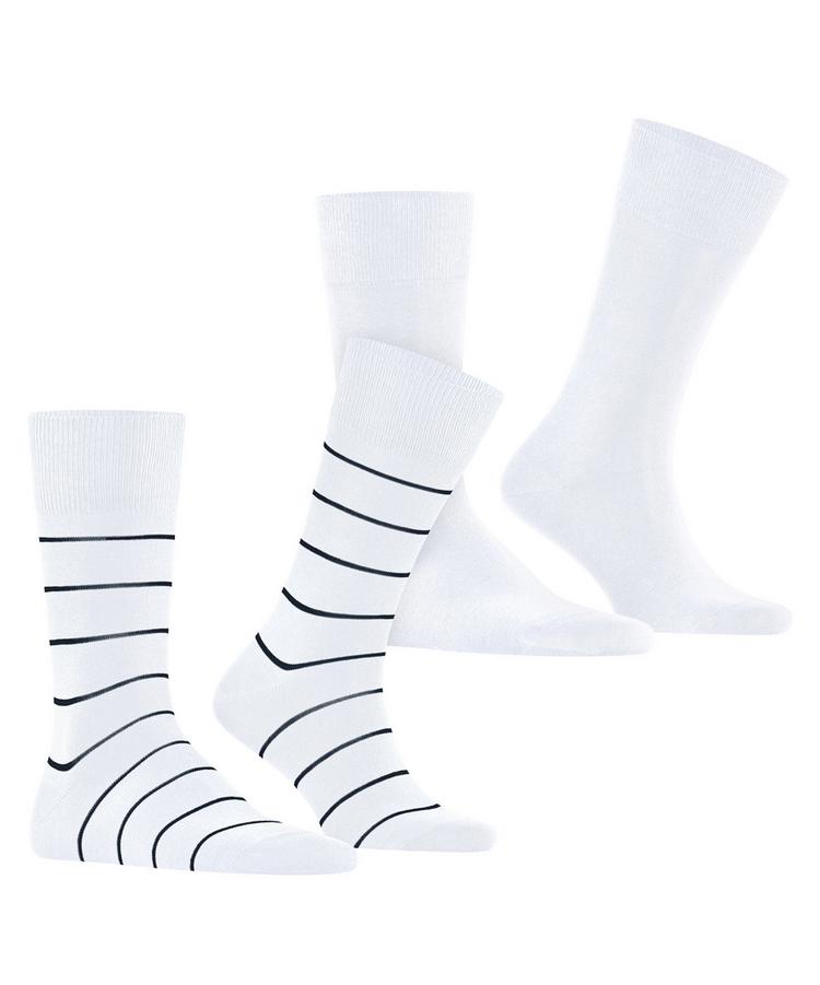 ESPRIT ESPRIT Modern Stripe SO  2-Pack Socken Herren - white (2000) - 0 | SportScheck