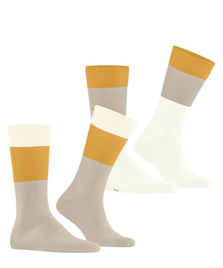 Burlington Burlington Magic Mismatch SO 2-Pack Socken Herren - zement (4077) - 0 | SportScheck