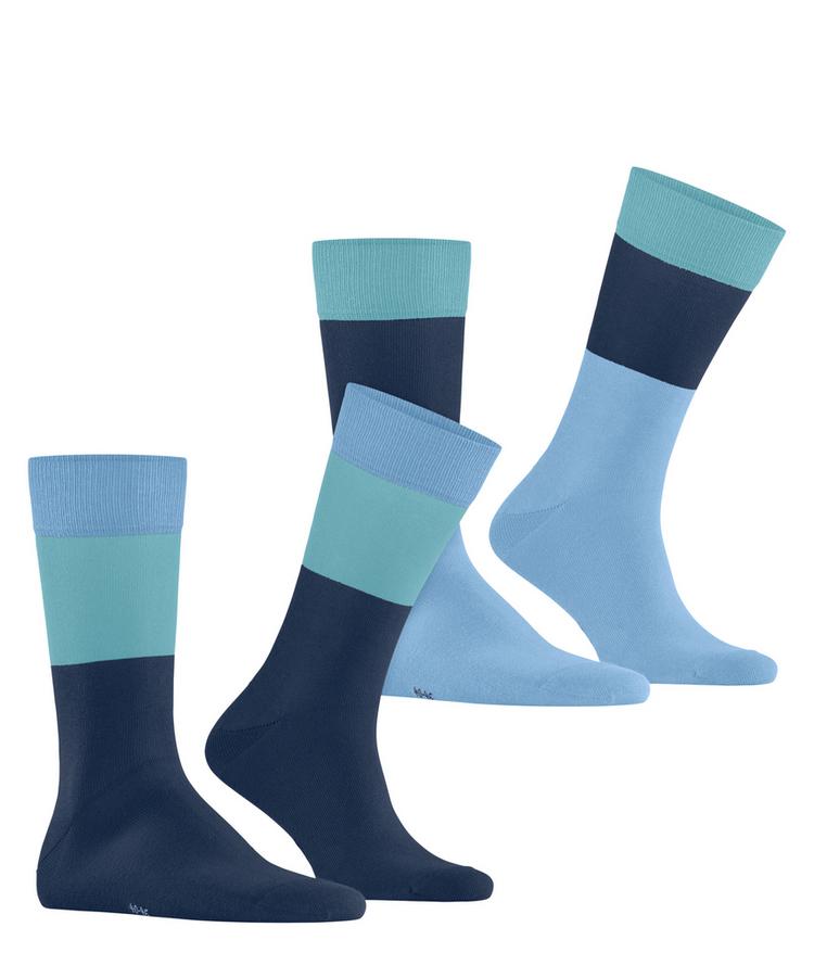 Burlington Burlington Magic Mismatch SO 2-Pack Socken Herren - royal blue (6000) - 0 | SportScheck
