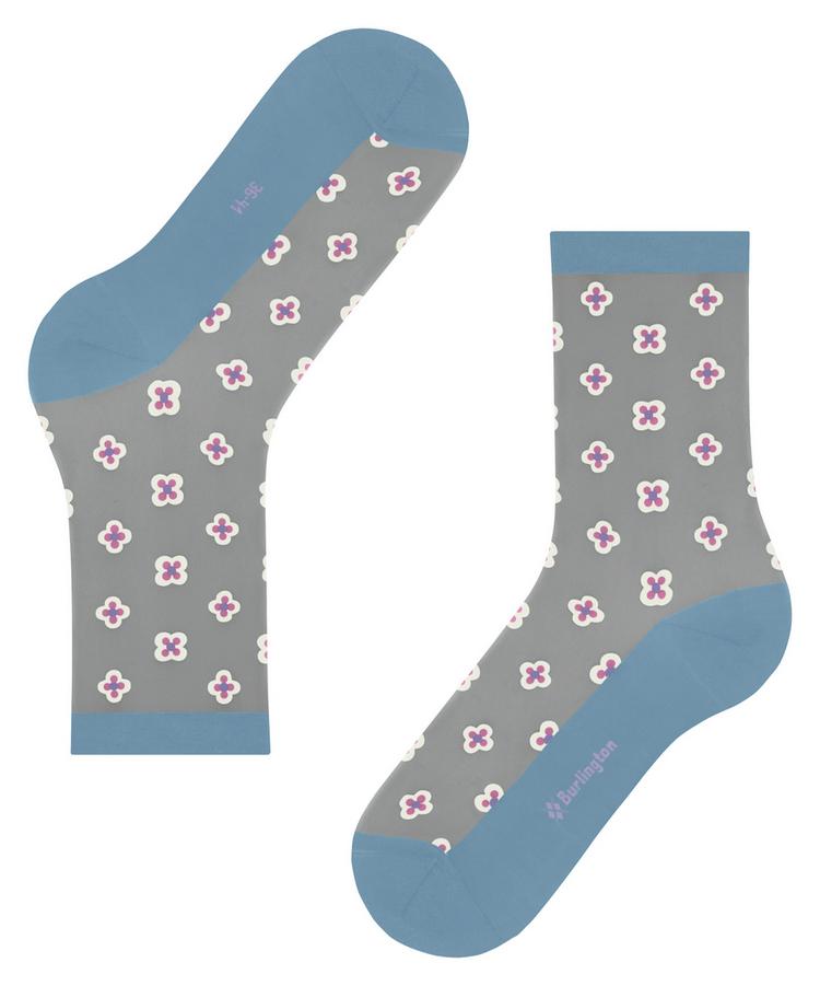Burlington Burlington Daisy Days SO Socken Damen - crystal blue (6406) - 2 | SportScheck