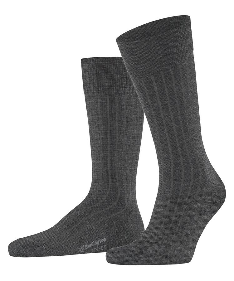 Burlington Burlington Duke Street SO Socken Herren - steel mel. (3165) - 0 | SportScheck