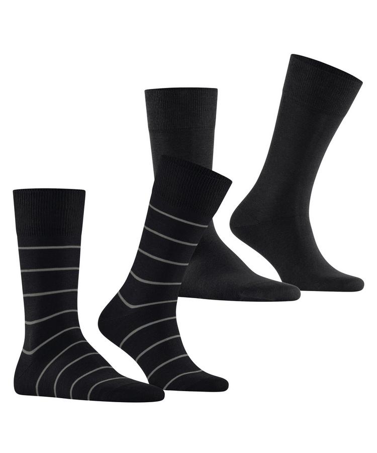 ESPRIT ESPRIT Modern Stripe SO  2-Pack Socken Herren - black (3000) - 0 | SportScheck