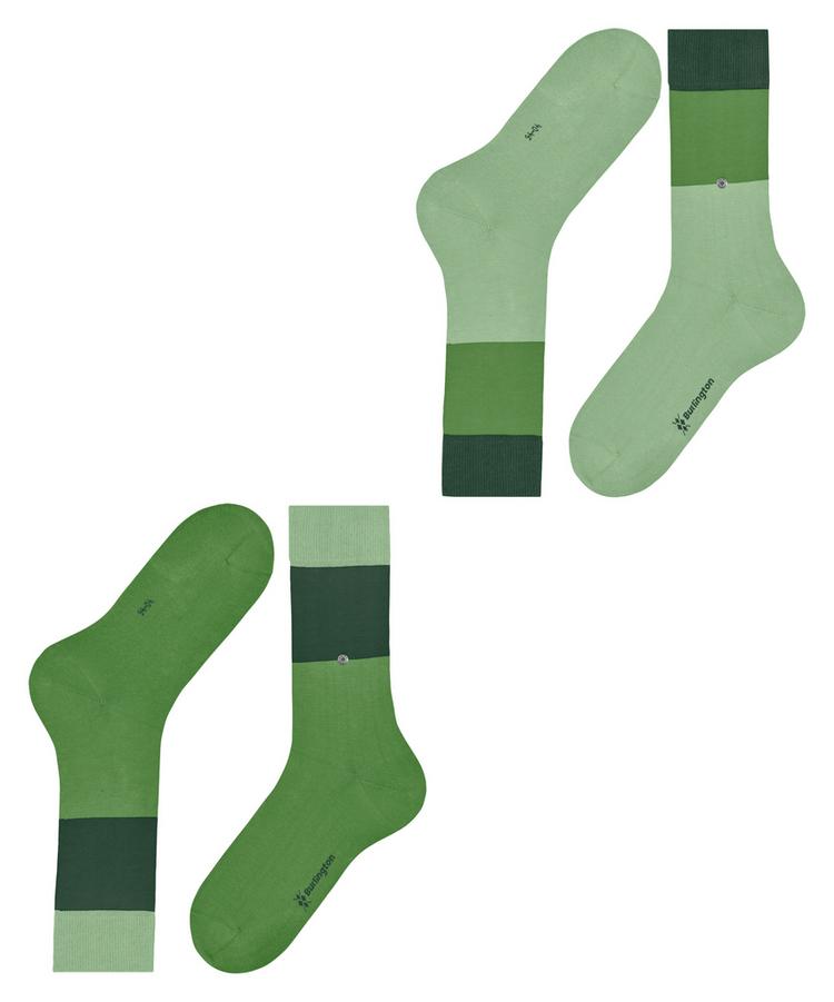 Burlington Burlington Magic Mismatch SO 2-Pack Socken Herren - fairway (7480) - 2 | SportScheck
