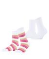 ESPRIT Crochet Stripe  2-Pack Socken Damen - sortiment (0010)