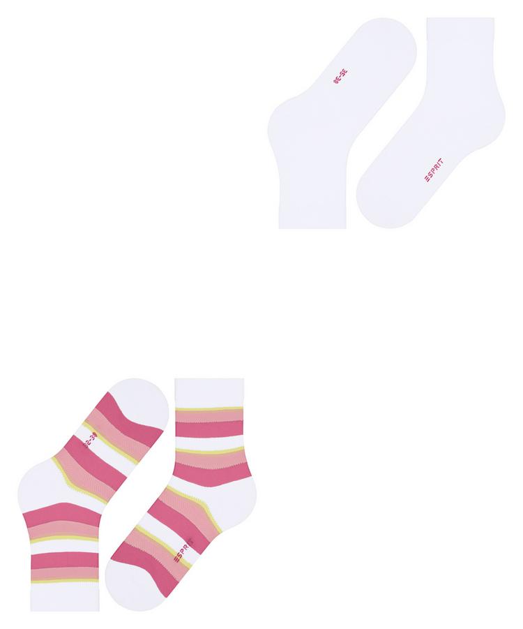ESPRIT ESPRIT Crochet Stripe  2-Pack Socken Damen - sortiment (0010) - 2 | SportScheck