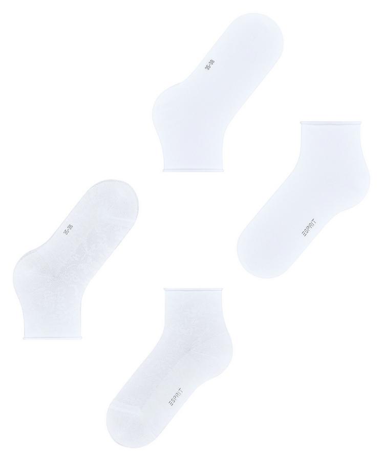ESPRIT ESPRIT Lacy Flowers SSO  2-Pack Socken Damen - white (2000) - 2 | SportScheck