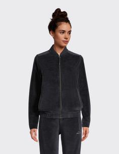 Rückansicht von VENICE BEACH VB Bessie Trainingsjacke Damen anthracite