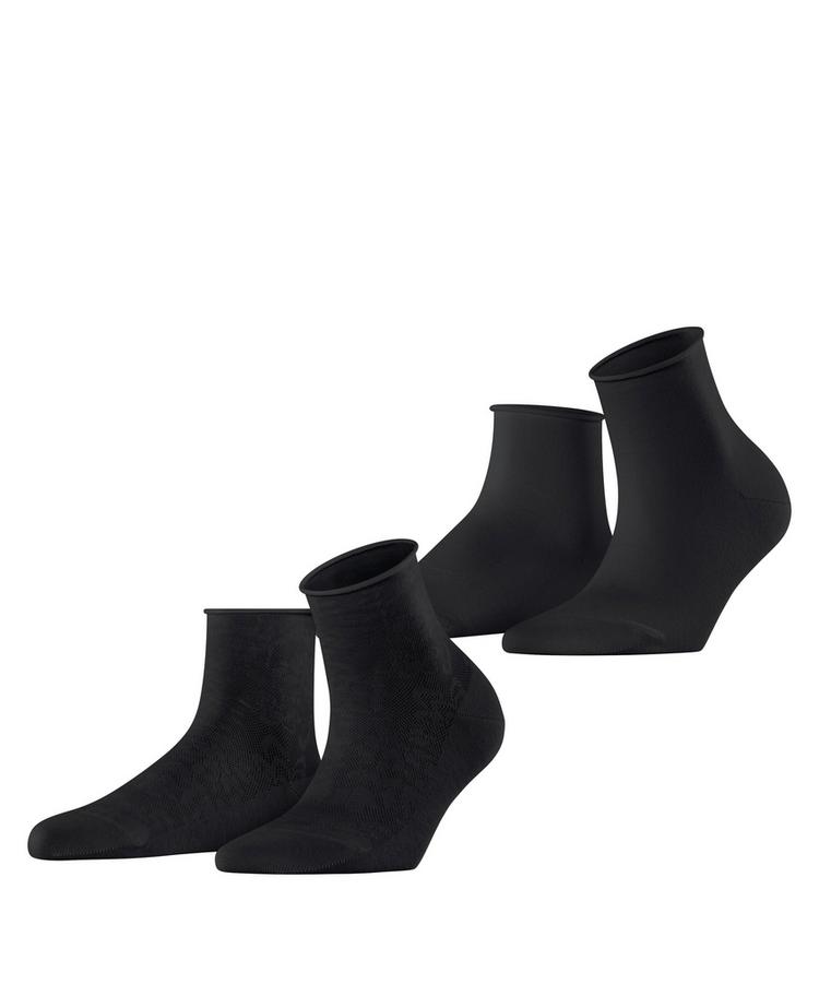 ESPRIT ESPRIT Lacy Flowers SSO  2-Pack Socken Damen - black (3000) - 0 | SportScheck