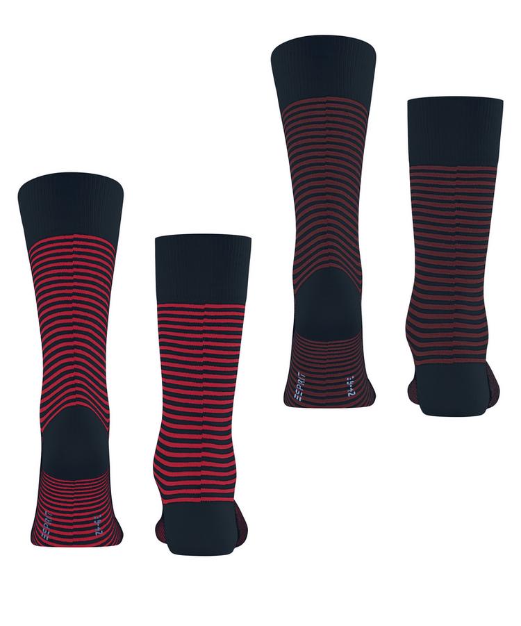 ESPRIT ESPRIT Fine Line  2-Pack Socken Herren - sortiment (0030) - 0 | SportScheck