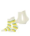 ESPRIT Crochet Stripe  2-Pack Socken Damen - sortiment (0030)