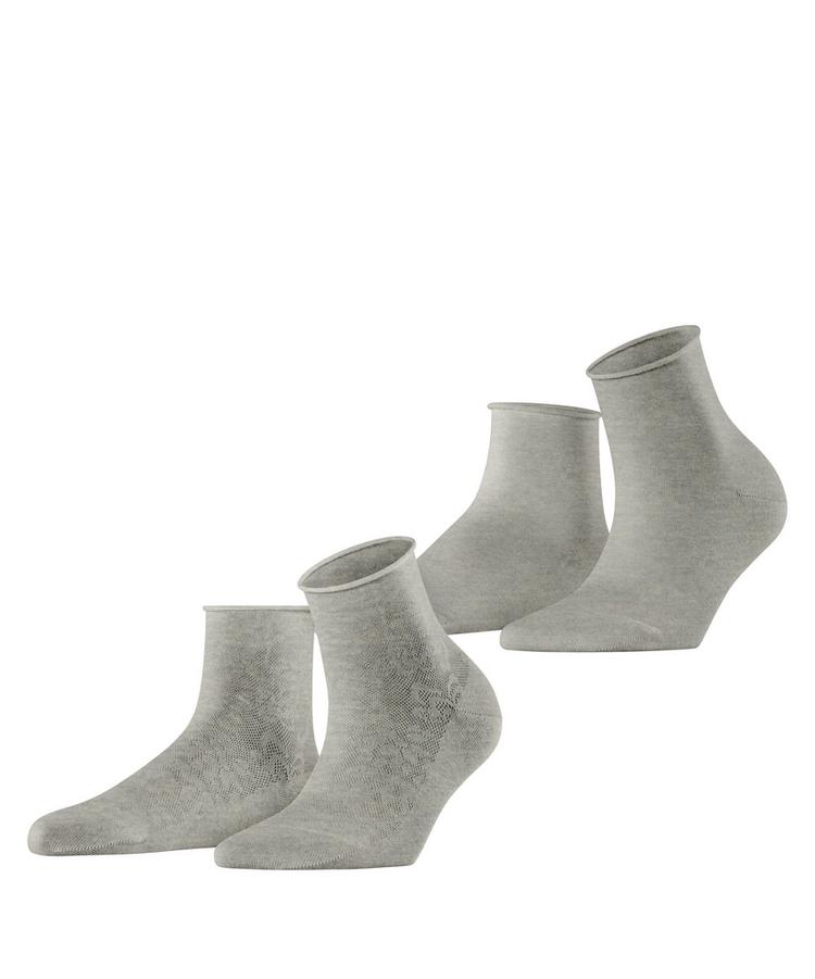 ESPRIT ESPRIT Lacy Flowers SSO  2-Pack Socken Damen - storm grey (3820) - 0 | SportScheck
