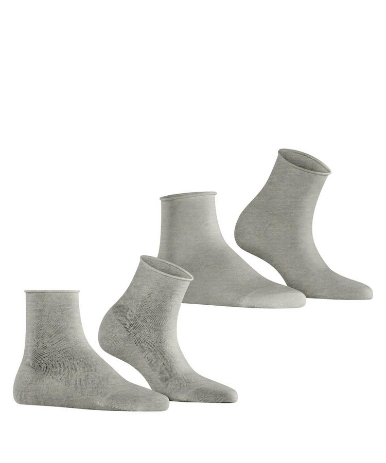 ESPRIT ESPRIT Lacy Flowers SSO  2-Pack Socken Damen - storm grey (3820) - 0 | SportScheck