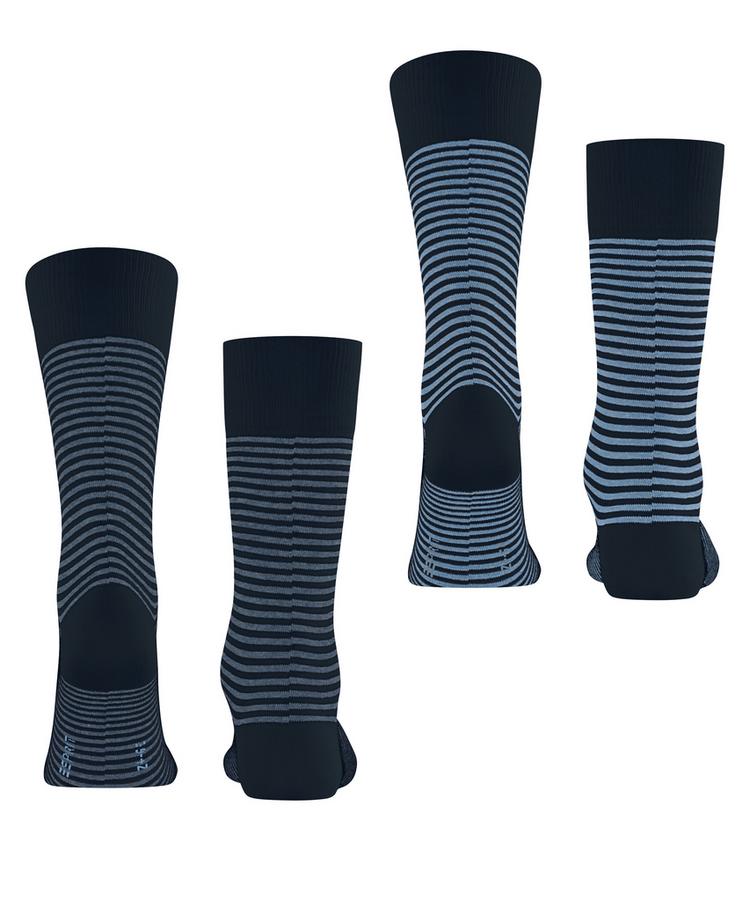 ESPRIT ESPRIT Fine Line  2-Pack Socken Herren - sortiment (0040) - 0 | SportScheck