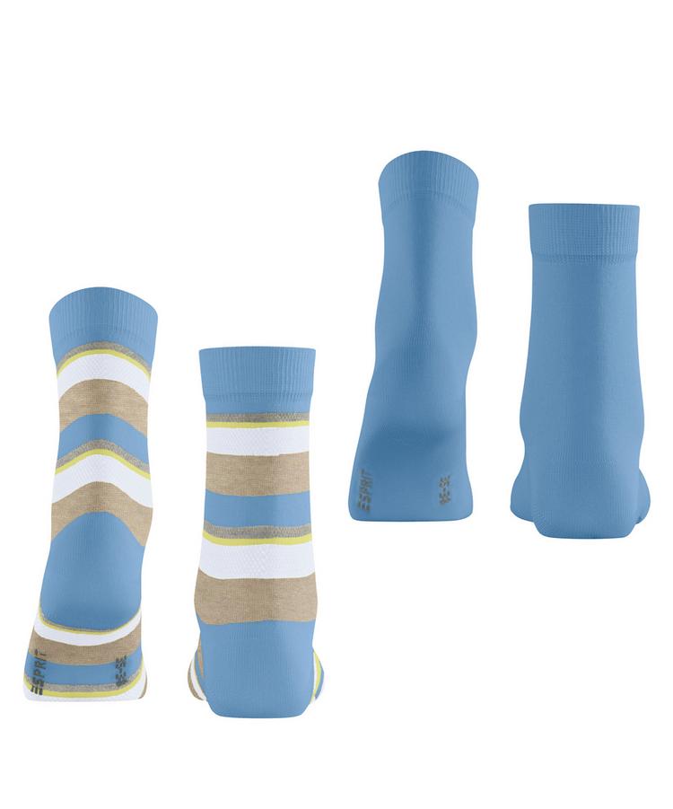 ESPRIT ESPRIT Crochet Stripe  2-Pack Socken Damen - sortiment (0040) - 0 | SportScheck
