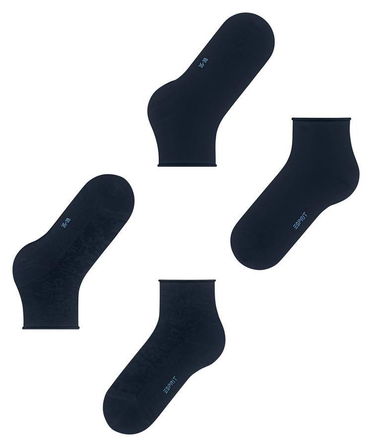 ESPRIT ESPRIT Lacy Flowers SSO  2-Pack Socken Damen - marine (6120) - 2 | SportScheck