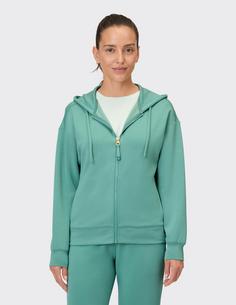 Rückansicht von VENICE BEACH VB Caylee Sweatjacke Damen eucalyptus