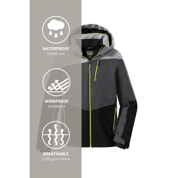 KILLTEC KILLTEC KSW 161 Skijacke Jungen - Dunkelgrau031 - 4 | SportScheck