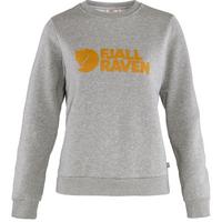 FJ&Auml;LLR&Auml;VEN Fj&auml;llr&auml;ven Logo Sweater Langarmshirt Damen - Grau