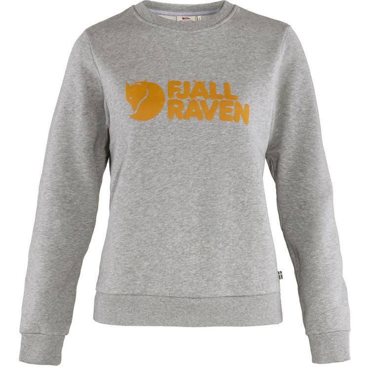 FJ&Auml;LLR&Auml;VEN FJ&Auml;LLR&Auml;VEN Fj&auml;llr&auml;ven Logo Sweater Langarmshirt Damen - Grau - 0 | SportScheck