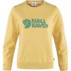 FJ&Auml;LLR&Auml;VEN Fj&auml;llr&auml;ven Logo Sweater Langarmshirt Damen - Gelb