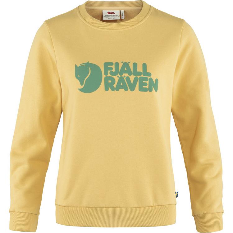 FJ&Auml;LLR&Auml;VEN FJ&Auml;LLR&Auml;VEN Fj&auml;llr&auml;ven Logo Sweater Langarmshirt Damen - Gelb - 0 | SportScheck