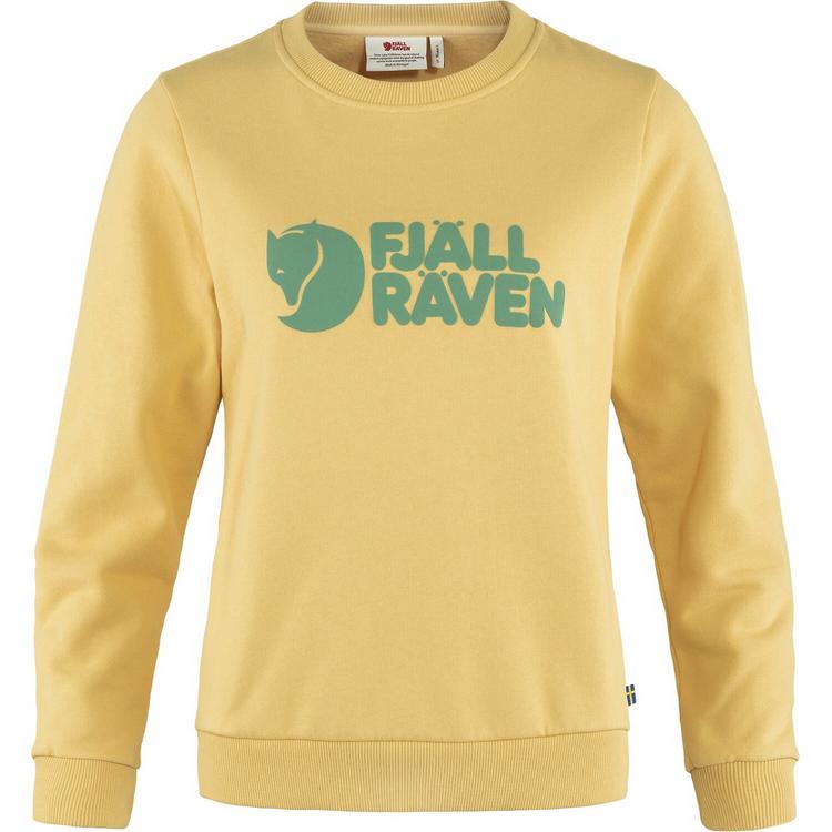 FJ&Auml;LLR&Auml;VEN FJ&Auml;LLR&Auml;VEN Fj&auml;llr&auml;ven Logo Sweater Langarmshirt Damen - Gelb - 0 | SportScheck