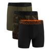 Under Armour Boxershort Unterhose Herren - Schwarz/Gr&uuml;n/Orange