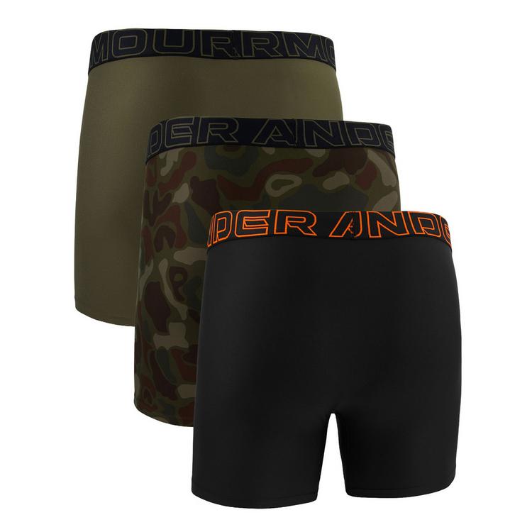 Under Armour Under Armour Boxershort Unterhose Herren - Schwarz/Gr&uuml;n/Orange - 0 | SportScheck