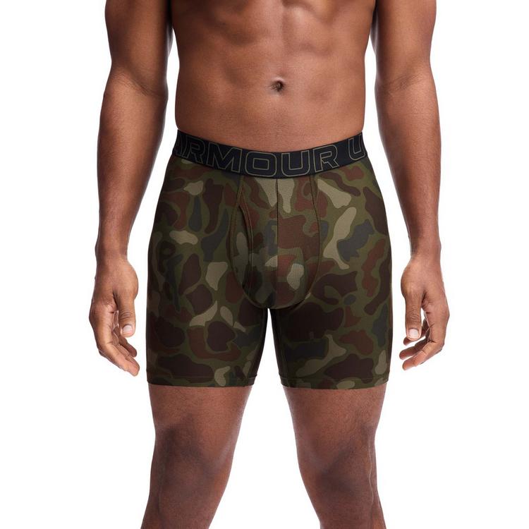 Under Armour Under Armour Boxershort Unterhose Herren - Schwarz/Gr&uuml;n/Orange - 2 | SportScheck