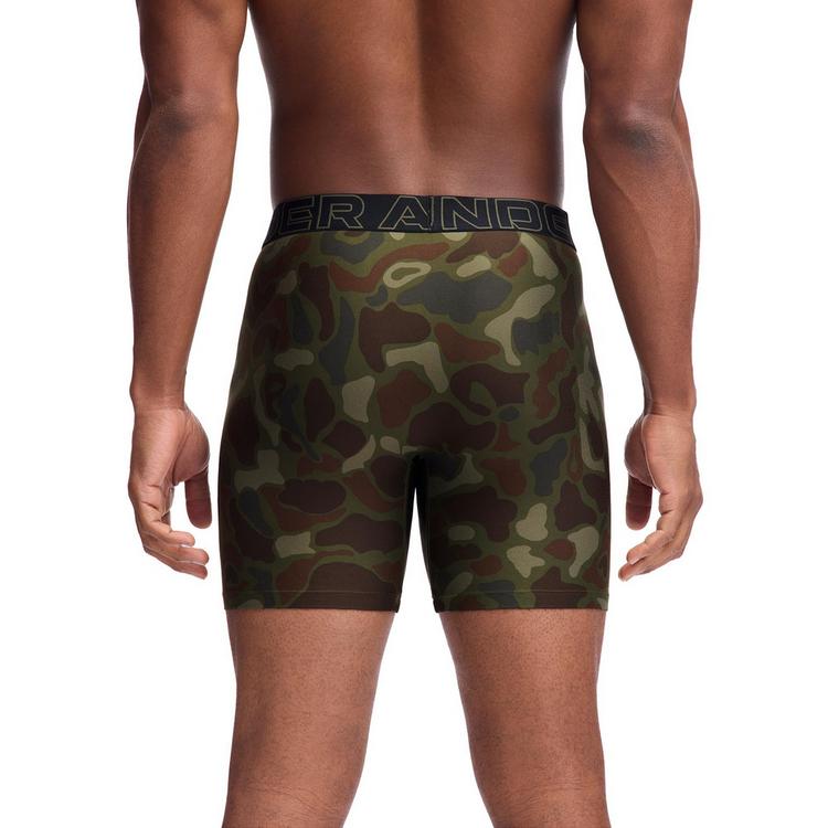 Under Armour Under Armour Boxershort Unterhose Herren - Schwarz/Gr&uuml;n/Orange - 3 | SportScheck