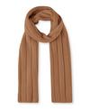 Falke Pure Cashmere Ribbed Scarf u Schal - cork (5034)