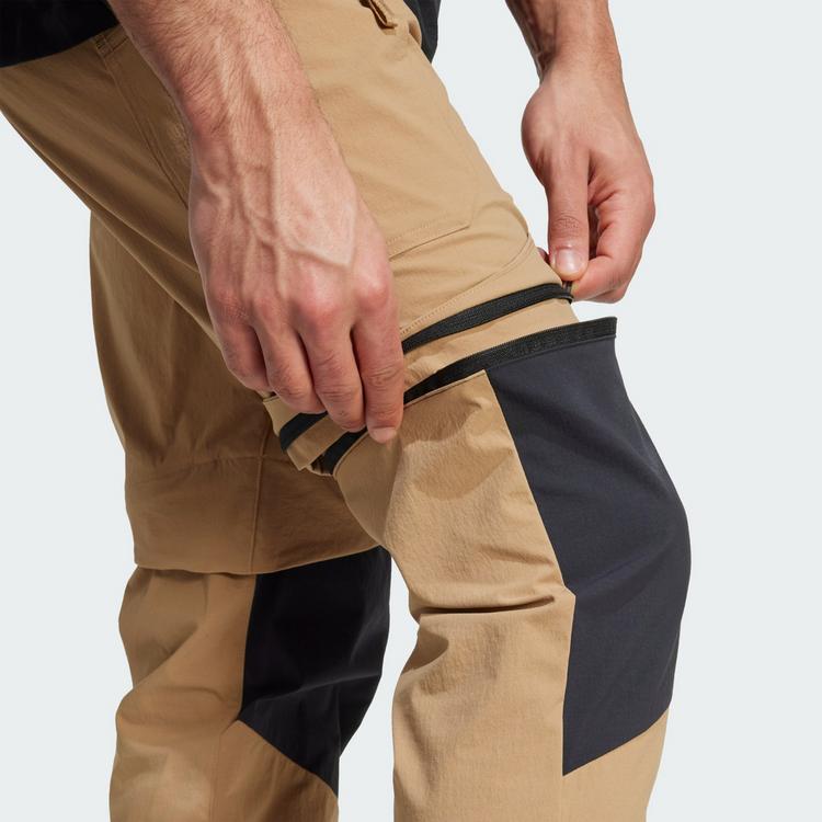 adidas adidas TERREX Utilitas Hiking Zip-Off Hose Wanderhose Herren - Cardboard - 0 | SportScheck