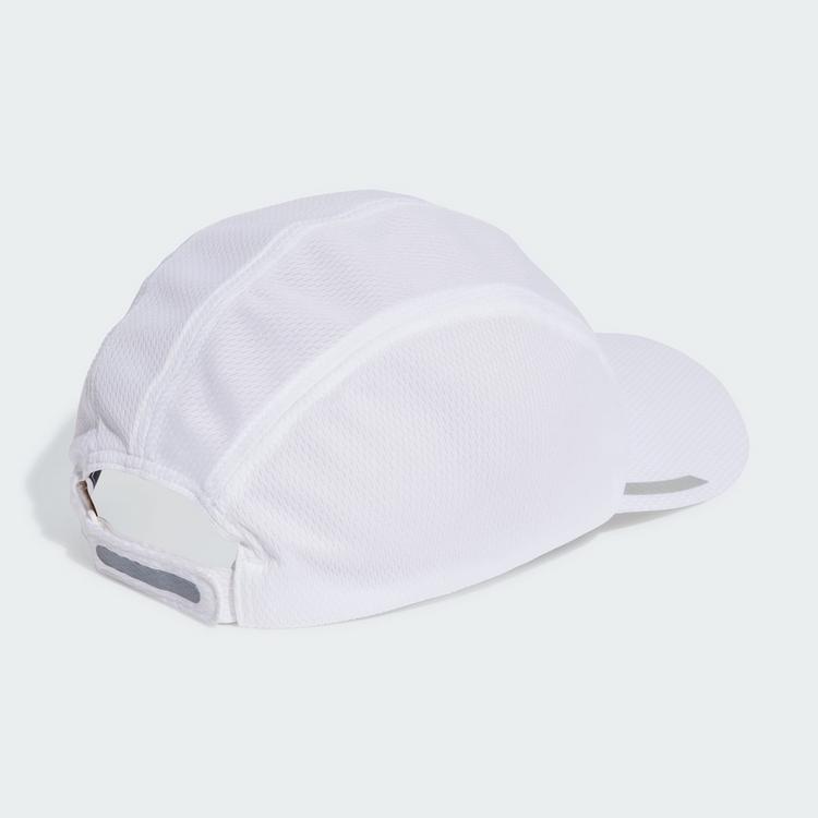 adidas adidas Running AEROREADY Four-Panel Mesh Kappe Cap - White / Reflective Silver - 0 | SportScheck