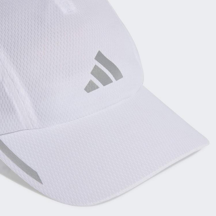 adidas adidas Running AEROREADY Four-Panel Mesh Kappe Cap - White / Reflective Silver - 0 | SportScheck